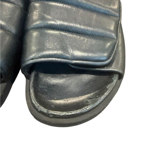 GIA BORGHINI padded-strap open-toe slides Black 38 - Picture 8 of 11